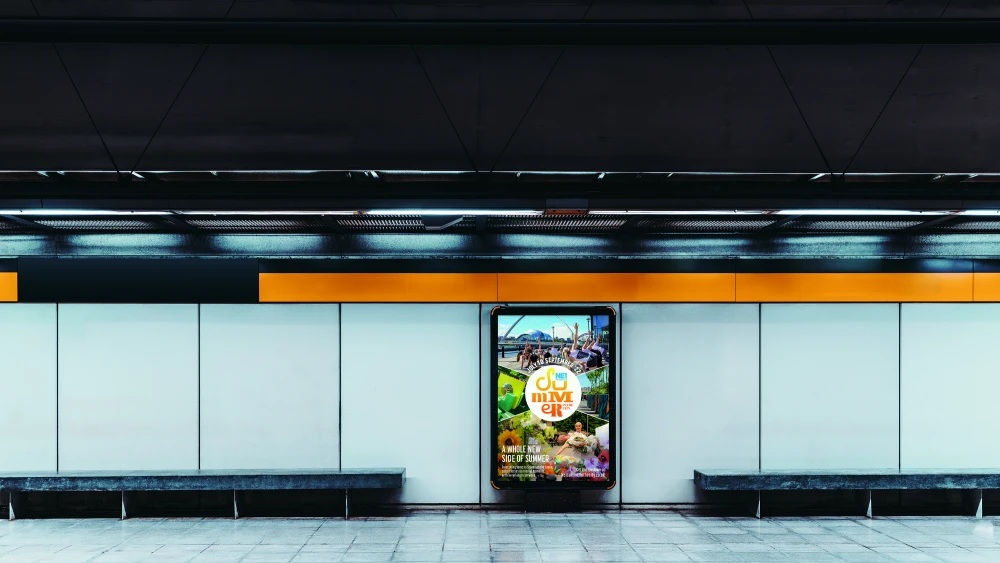Metro advert